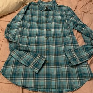 Browning plaid button down shirt